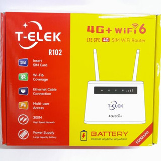 مودم روتر 4G/LTE مدل T-ELEK TR102 به همراه باتری داخلی